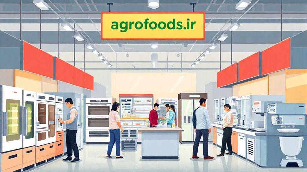 بازار پر جنب و جوش تجهیزات آشپزخانه صنعتی در شیراز