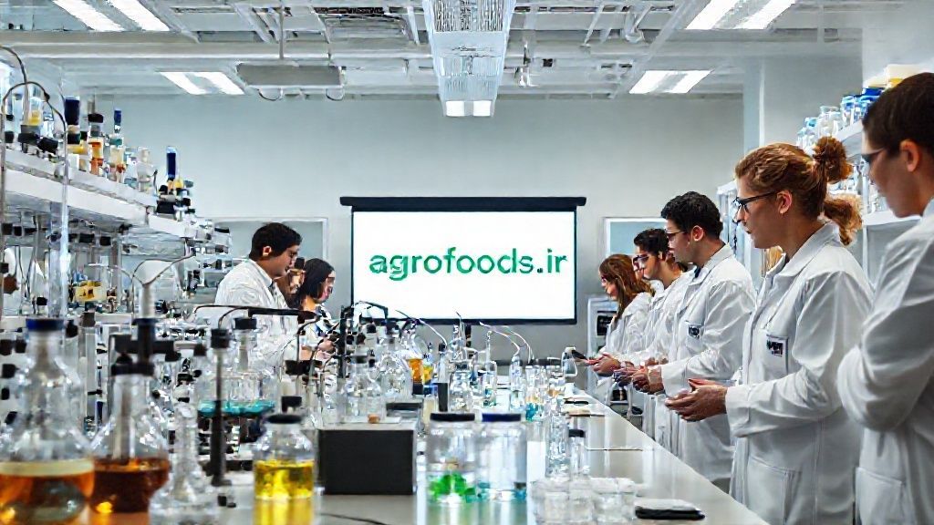 آزمایشگاه شیمی مواد غذایی با ابزارهای مدرن