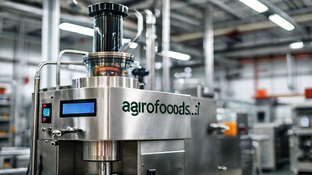 تصویری از یک دستگاه آبمیوه گیری صنعتی مدرن