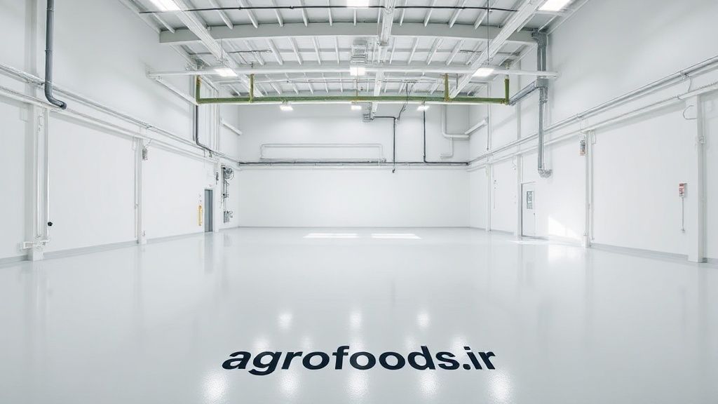 سوله صنعتی بهداشتی مدرن و تمیز