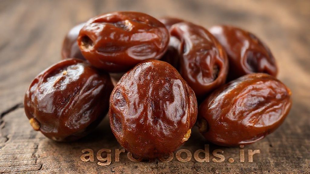 خرما مضافتی جیرفتی تازه و براق از جیرفت