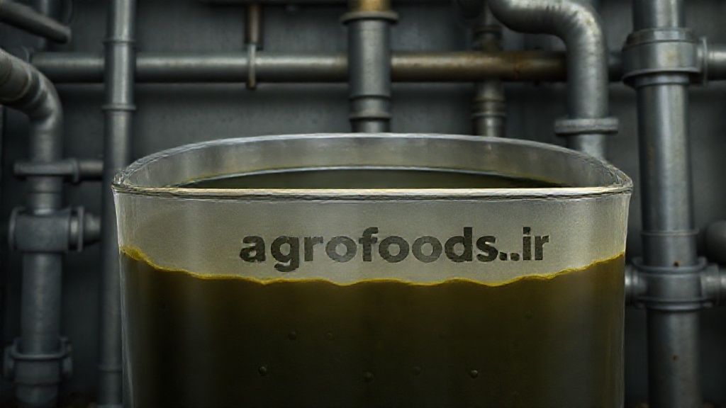 مخزن بزرگ روغن سوخته سرخ کردنی