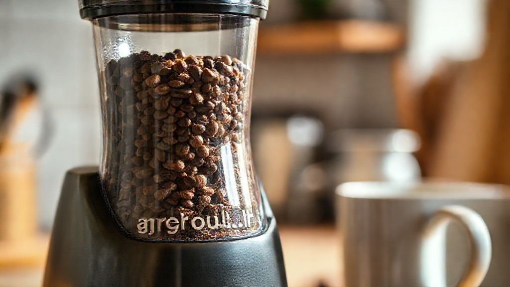 آسیاب قهوه هوم در حال کار