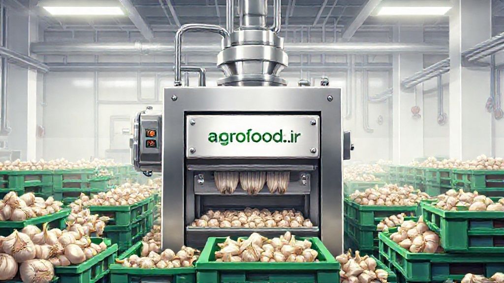 اهمیت دستگاه سیر پوست کن در صنعت غذا