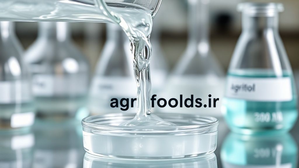 مایع شفاف سوربیتول مایع با ویسکوزیته