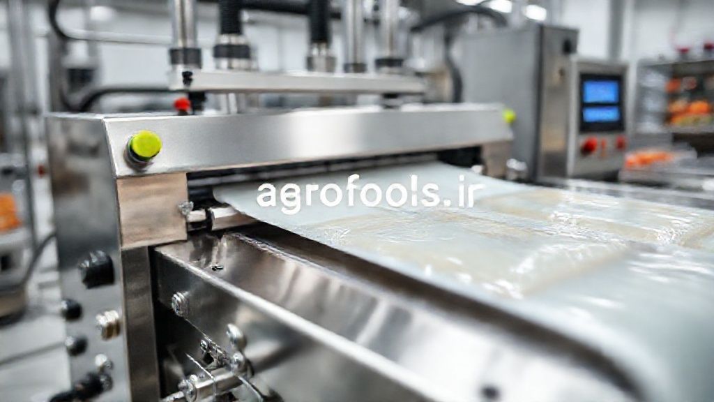 تصویری از دستگاه دوخت ریلی سپهر الکتروتکنیک در حال کار