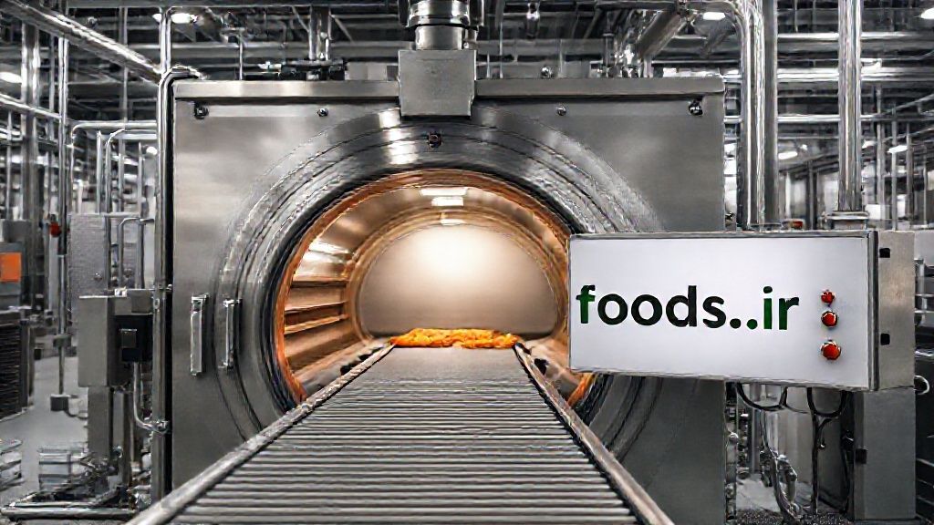 فر ریلی صنعتی با نوار نقاله در حال کار