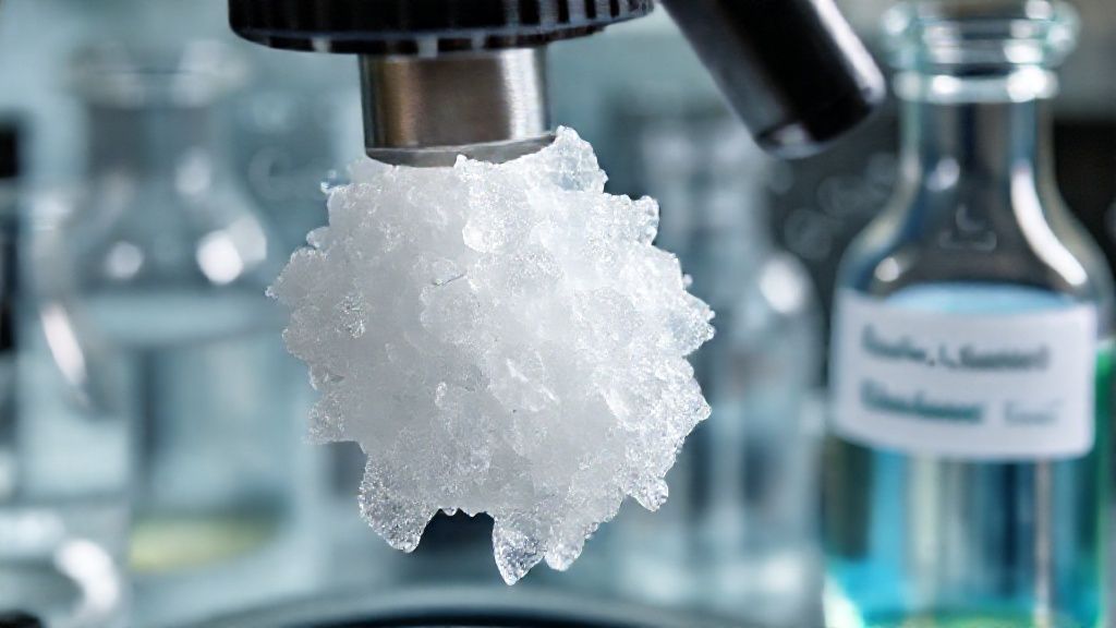 بلورهای میکروسکوپی متابی سولفیت سدیم و کاربرد آن