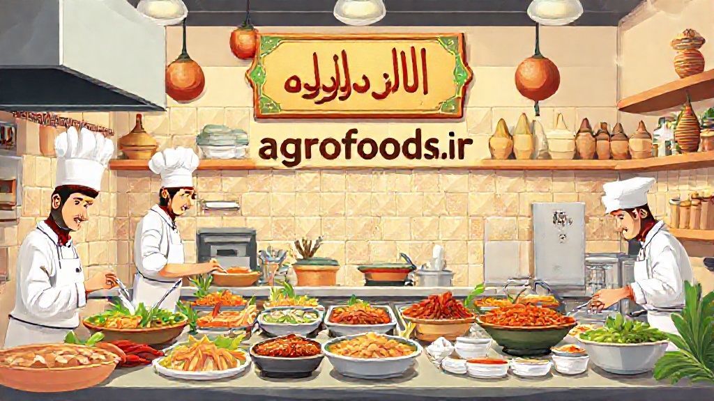 آشپزهای ماهر در آشپزخانه‌ای شلوغ در مشهد