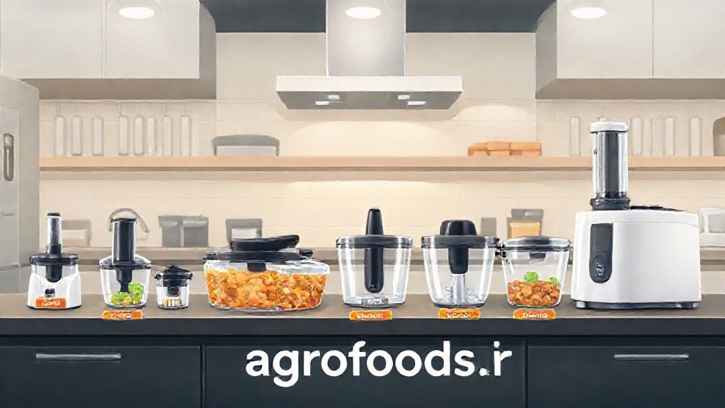 انواع خردکن صنعتی در خط تولید مواد غذایی