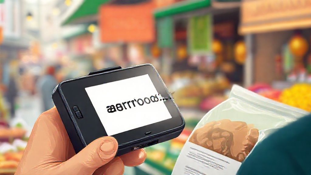 جت پرینتر دستی در خط تولید مواد غذایی