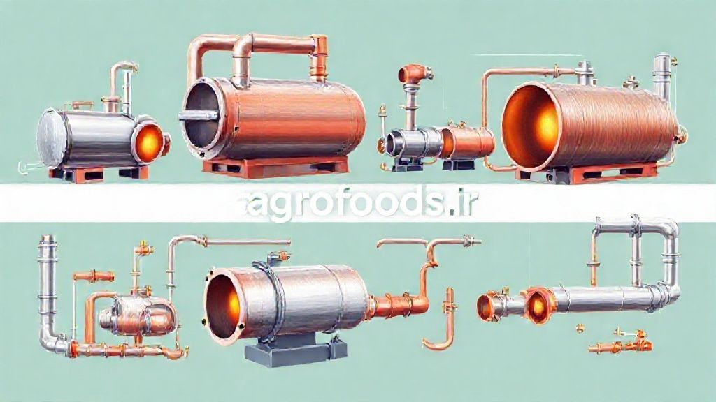 تصویری دیجیتالی از انواع لوله‌های آتشخوار و کاربرد آن‌ها در بویلرهای صنعتی