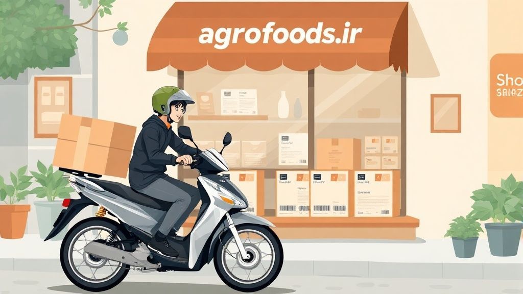 باکس پیک موتوری برای تحویل سریع و ایمن غذا