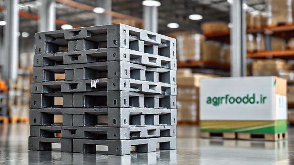 استفاده از پالت‌های پلاستیکی بادوام و سازماندهی شده