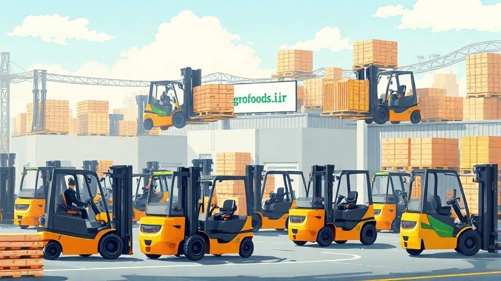 اهمیت لیفتراک در صنعت غذای تهران