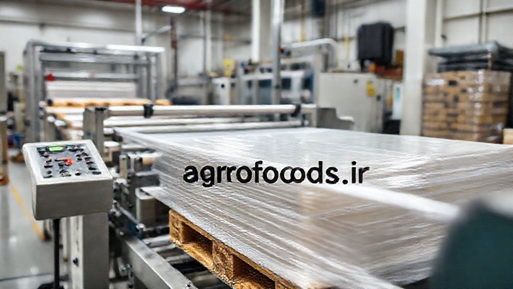 دستگاه استرچ پالت در خط تولید