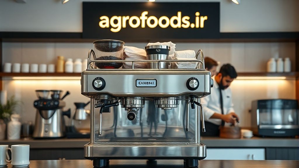 عکس اسپرسوساز جیمبالی در کافه