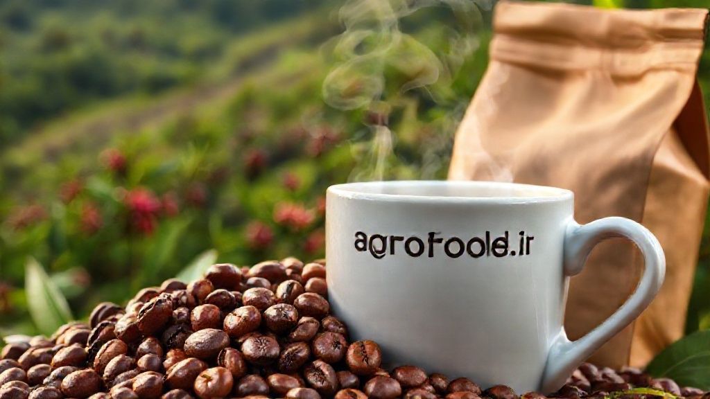دانه های قهوه عربیکا با کیفیت بالا