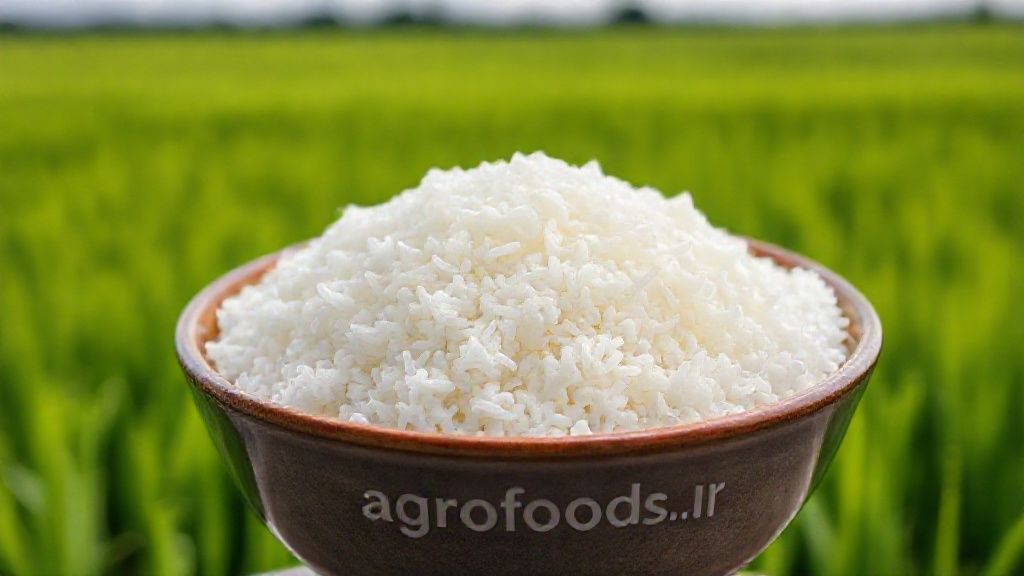 برنج تایلندی پخته شده در ظرف سفالی