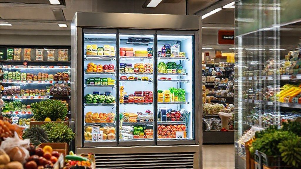 یخچال فروشگاهی راک مدرن و پرمحصول