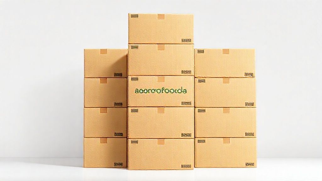 کارتن‌های بسته‌بندی مقوایی در محیط صنعتی