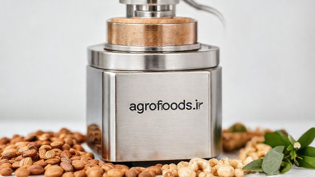 دستگاه کره گیری صنعتی مغذیجات با بدنه استیل