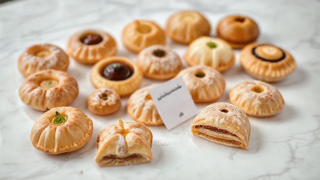 انواع شیرینی خشک ایرانی با تزئینات ظریف