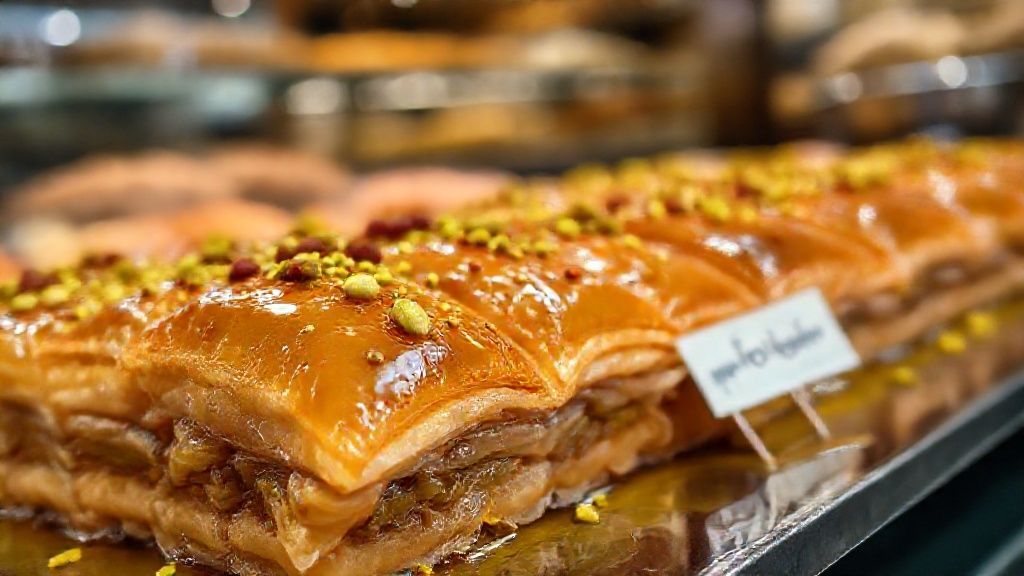 باقلوا استانبولی تازه و طلایی