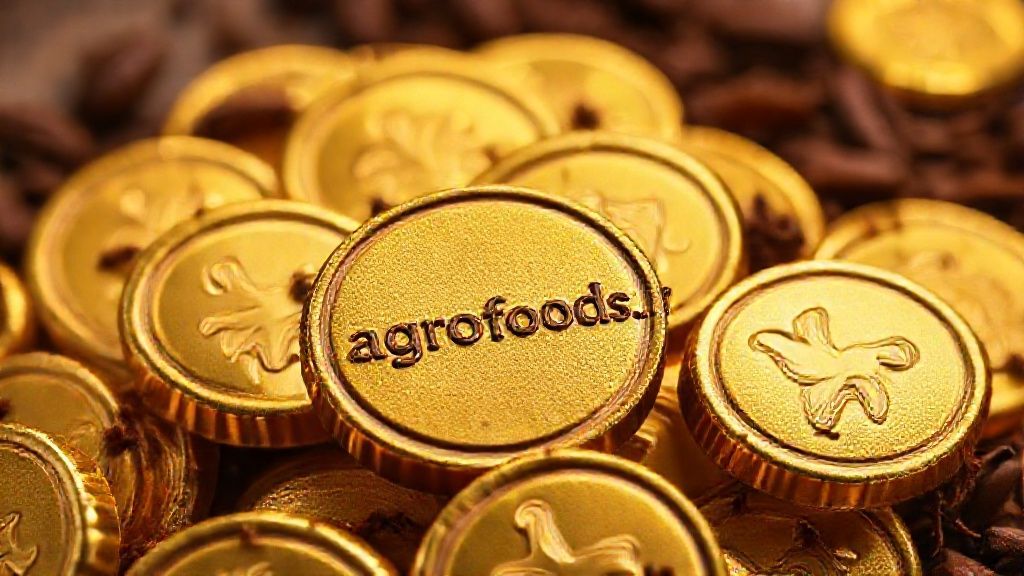 تصویری از انبوه شکلات سکه ای طلایی