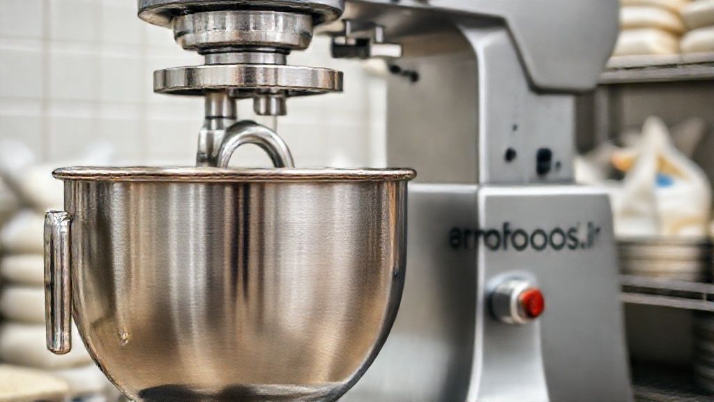 تصویری از یک خمیرگیر صنعتی در حال کار