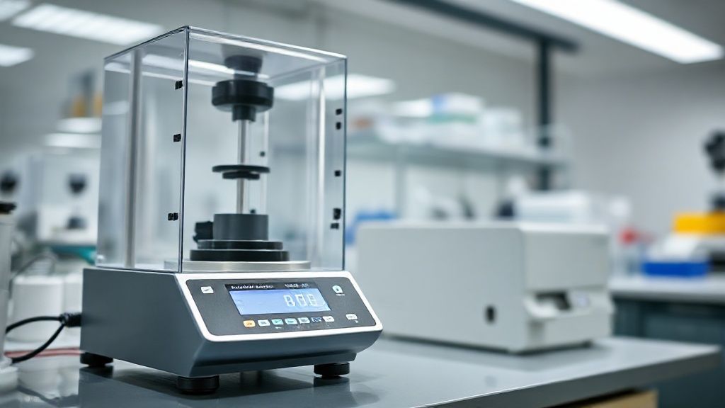 آزمایشگاه مدرن در تبریز با ترازوی حساس