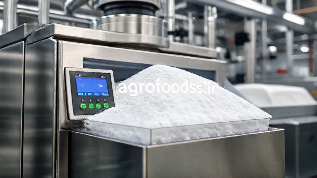 تولید یخ پودری فراسرد در صنایع غذایی