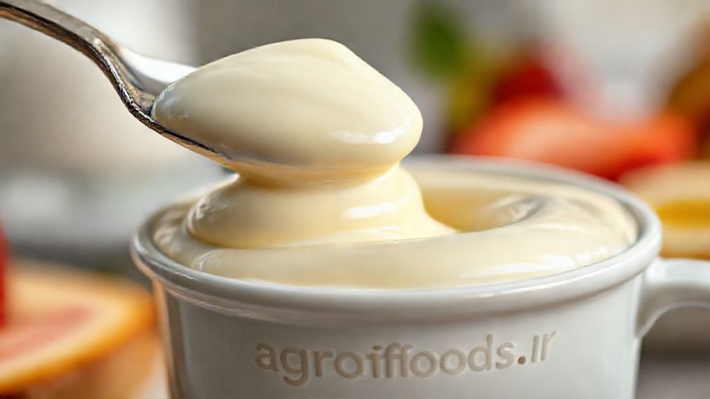 خامه صبحانه غلیظ و تازه