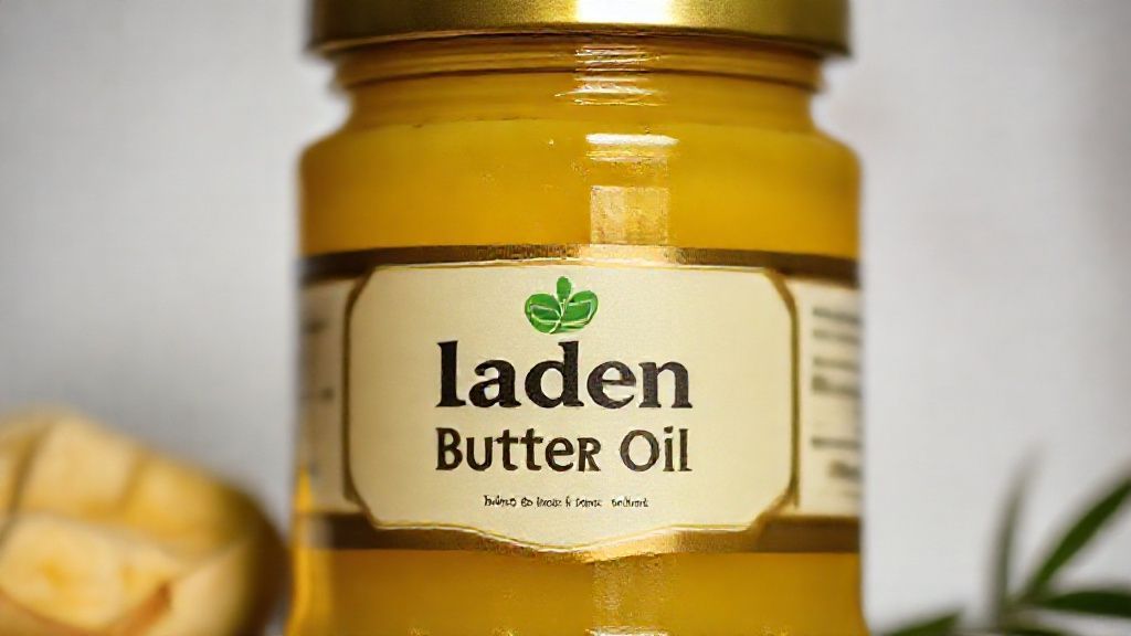 روغن کره ای لادن با رنگ طلایی و بافت غنی