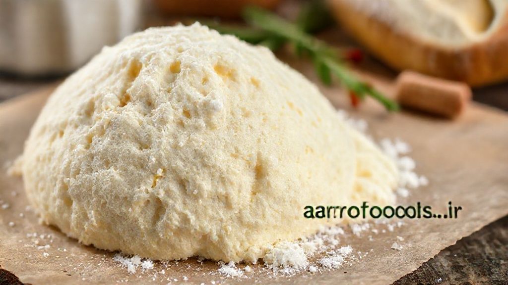 تصویری نزدیک از خمیرمایه تر رضوی با کیفیت