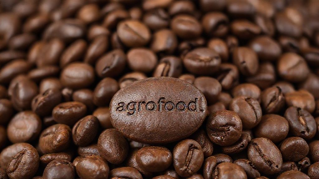 کلوزآپ دانه‌های قهوه برشته شده