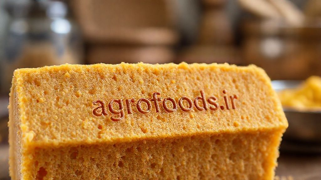 تصویری واقعی از حلوا شکری با بافتی دلپذیر