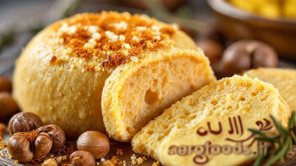 حلوا لوز سنتی ایرانی با بافتی لطیف