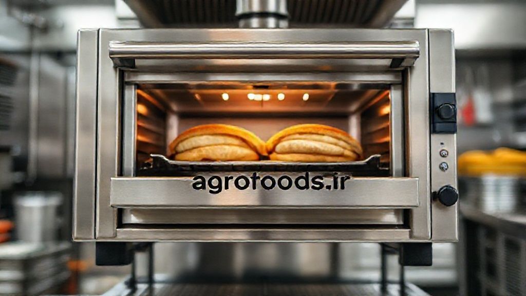 فر ساندویچی استیل در آشپزخانه تجاری