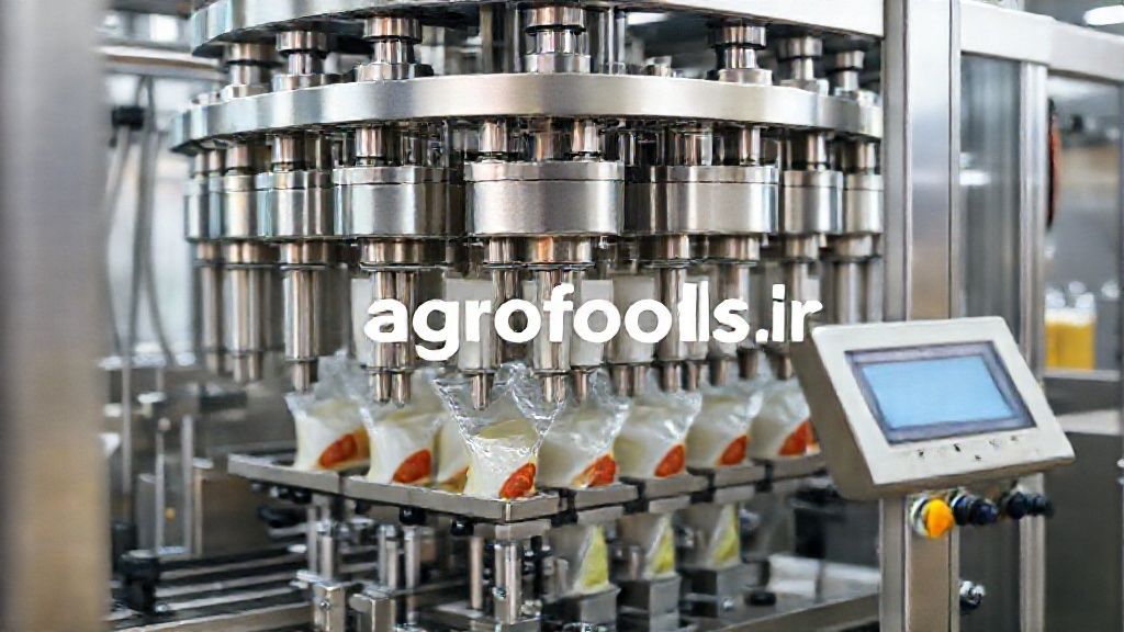 دستگاه بسته بندی مولتی هد در حال کار