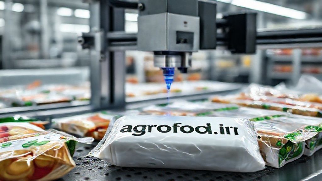 جت پرینتر لیزری در خط تولید مواد غذایی
