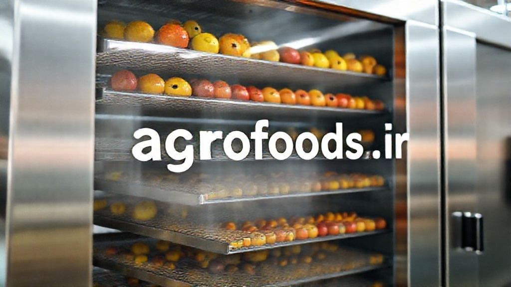 دستگاه خشک کن میوه صنعتی مدرن