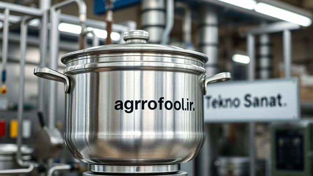 دیگ پاتیل پخت شیر صنعتی تکنو صنعت