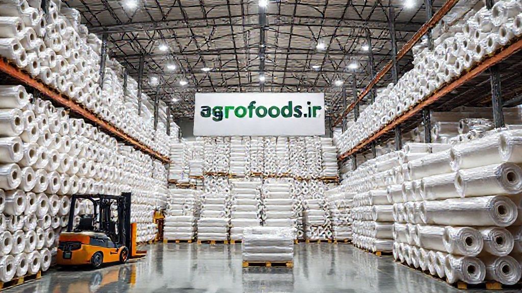 رول‌های نایلون در انبار بزرگ برای خرید عمده