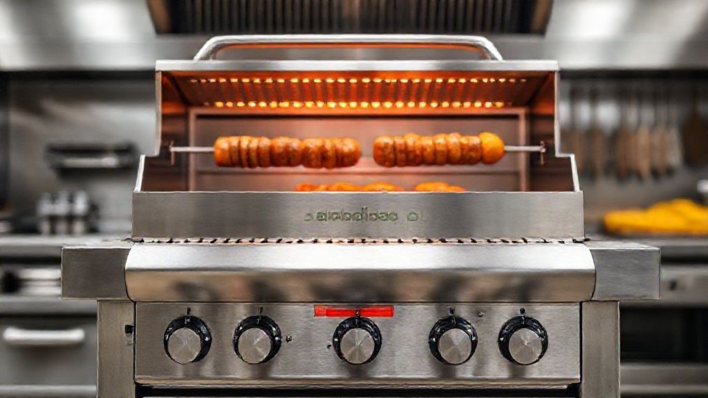 کبابپز تابشی شیدپخت استیل براق