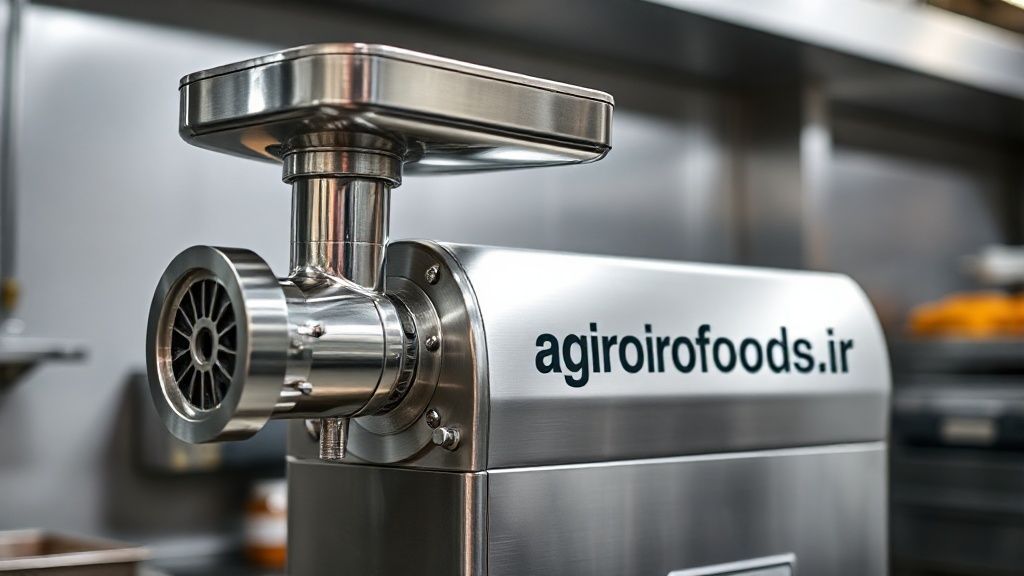 چرخ گوشت صنعتی قدرتمند برای فرآوری گوشت