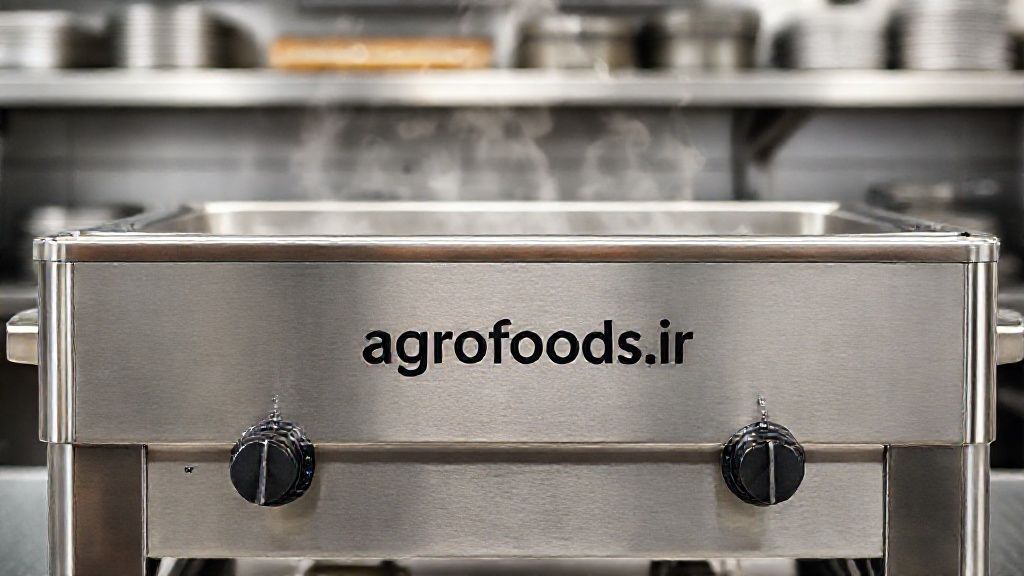 دستگاه بن ماری استیل در محیط صنعتی