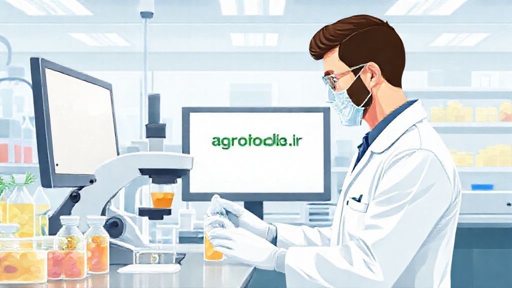 آزمایشگاه کنترل کیفیت مواد غذایی در میانه