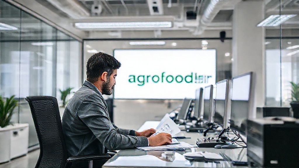 محیط اداری مدرن در تهران با تمرکز بر لپ‌تاپ