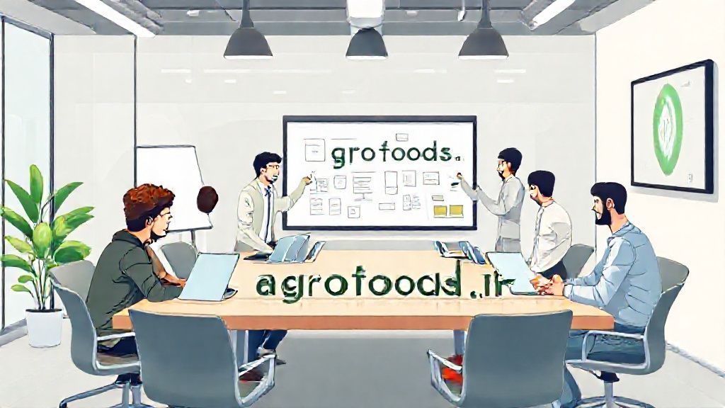 بازاریابان در حال همکاری برای استراتژی بازاریابی